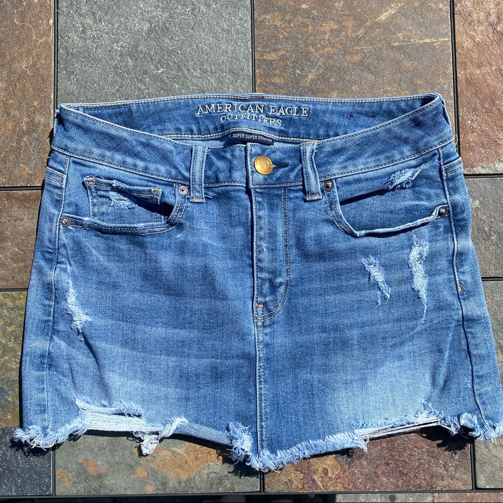 AEO Denim Mini-Skirt